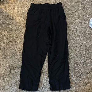 Women’s High Rise Black Linen Pants